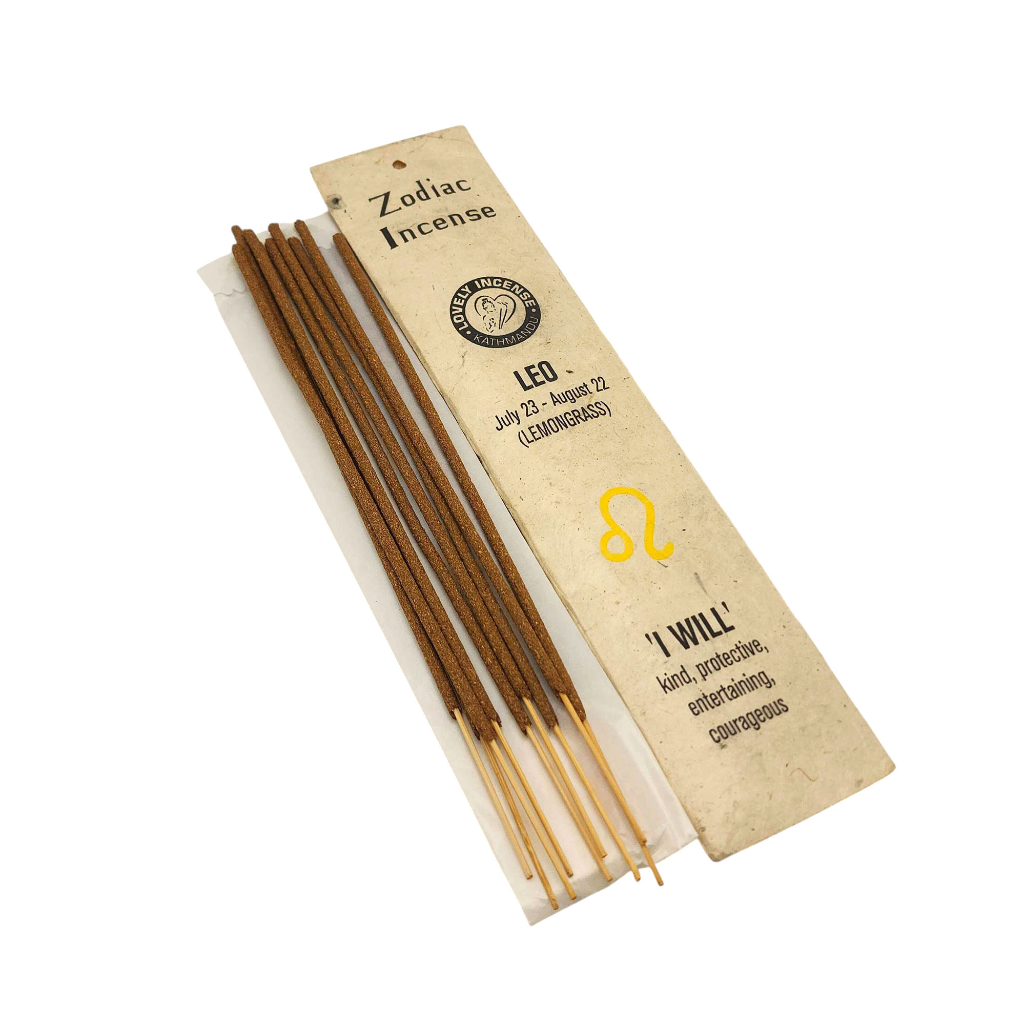 Zodiac Incense Leo Ritual Incense Stick, [15 Stick], [high Quality], Made In Nepal