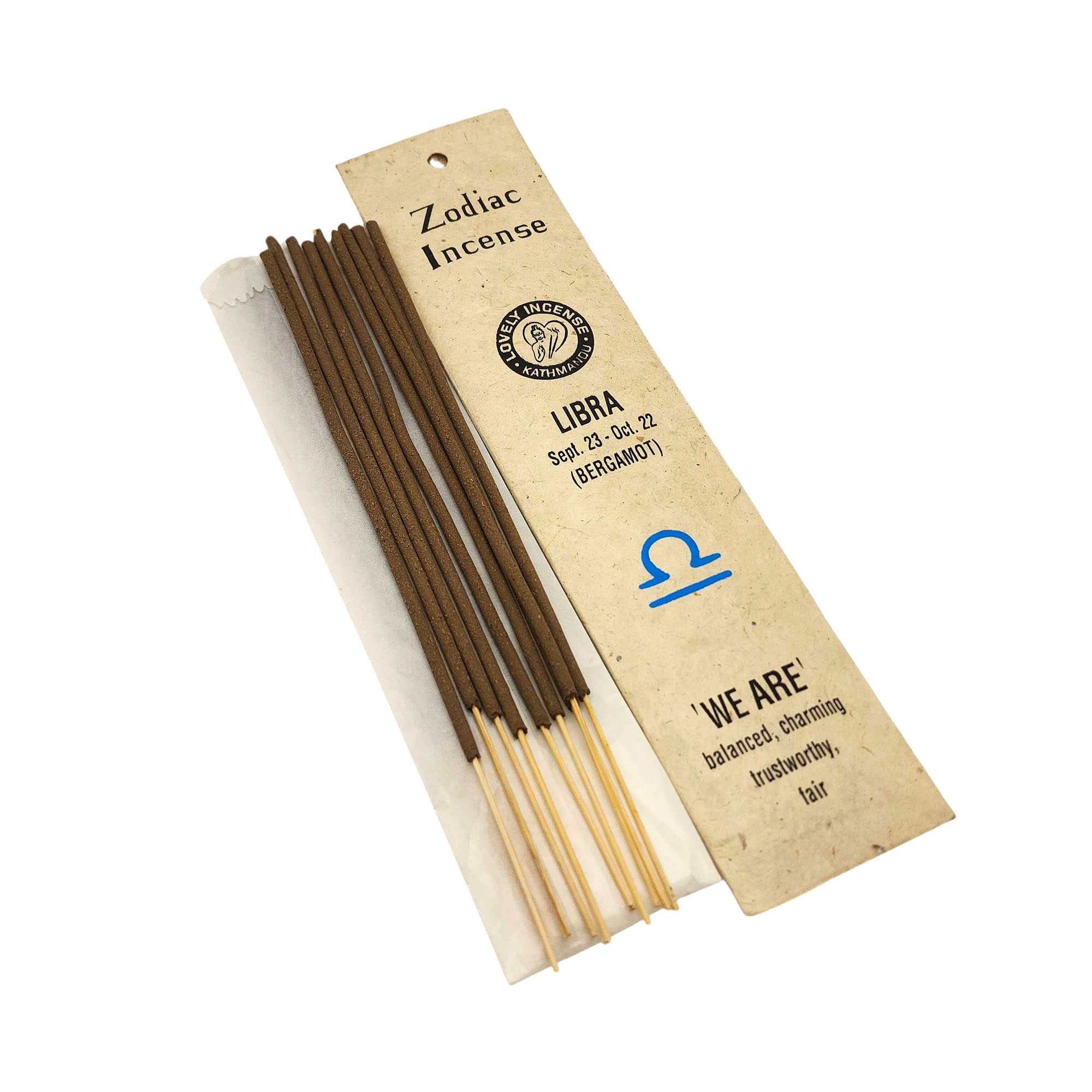 Zodiac Incense Libra Ritual Incense Stick, [15 Stick], [high Quality], Made In Nepal