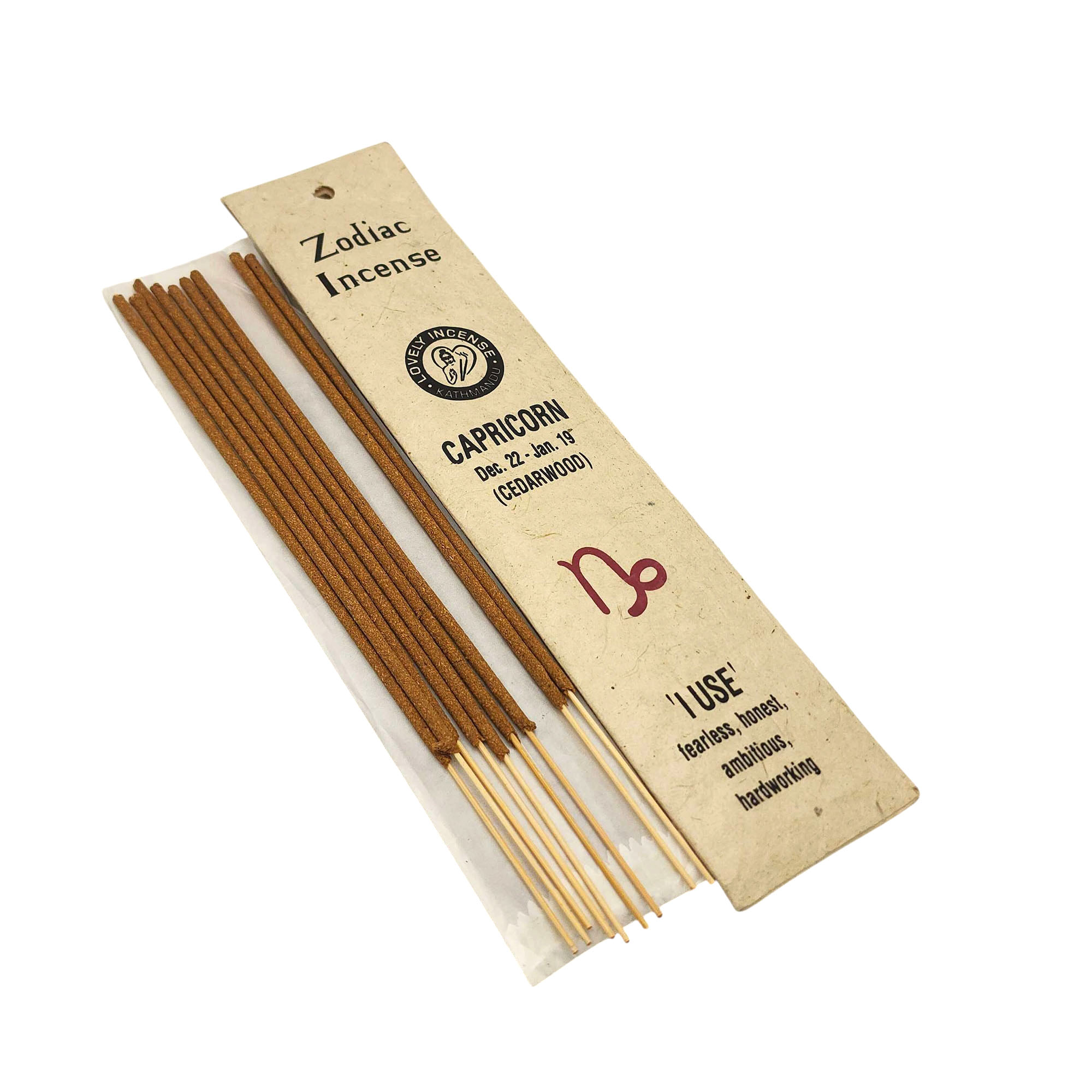 Zodiac Incense Capricorn Ritual Incense Stick, [15 Stick], [high Quality], Made In Nepal