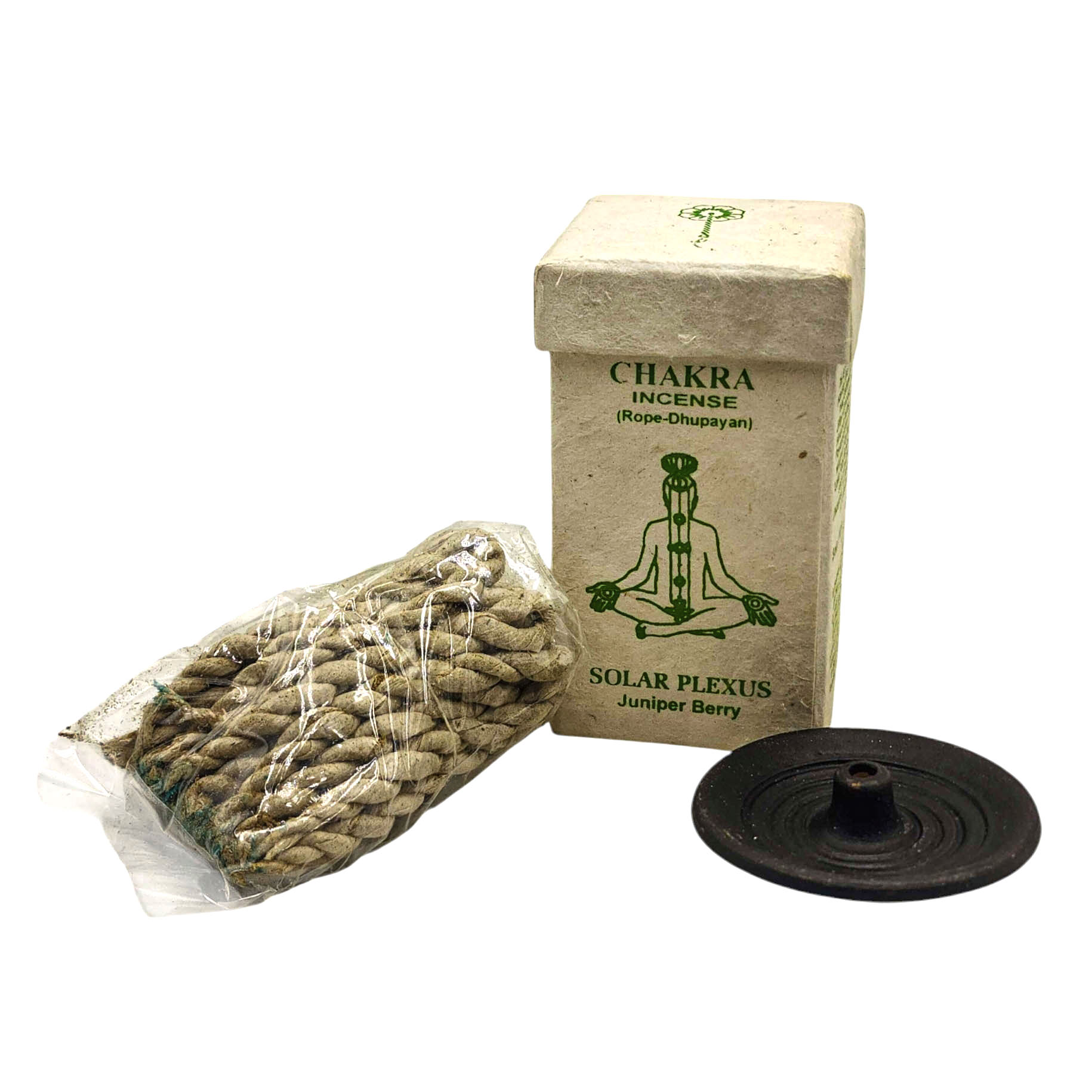 Chakara Solar Plexus Juniper Berry Handmade Rope Incense, [high Quality] With [35 Rope] , By Tibetan Organic Incense