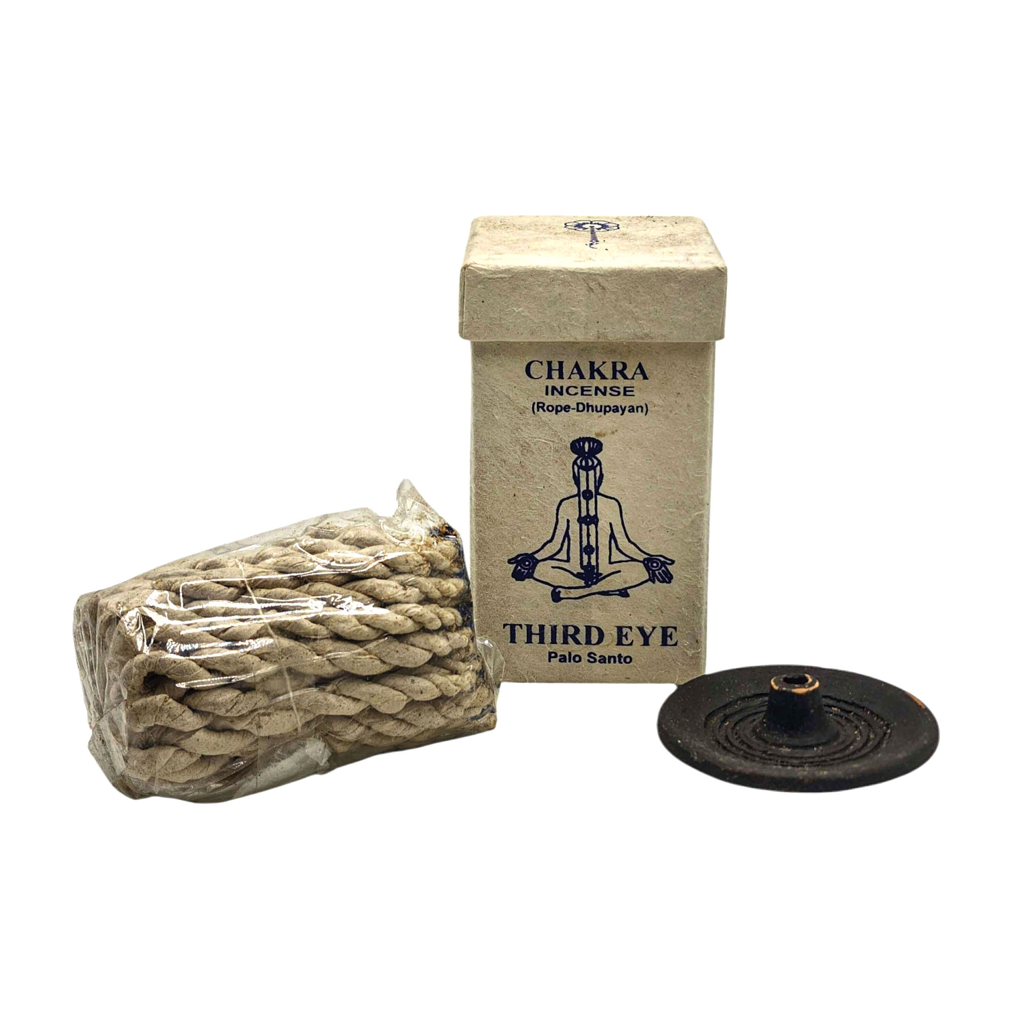 Chakara Handmade Third Eye Palo Santo Rope Incense, [high Quality] With [35 Rope] , By Tibetan Organic Incense