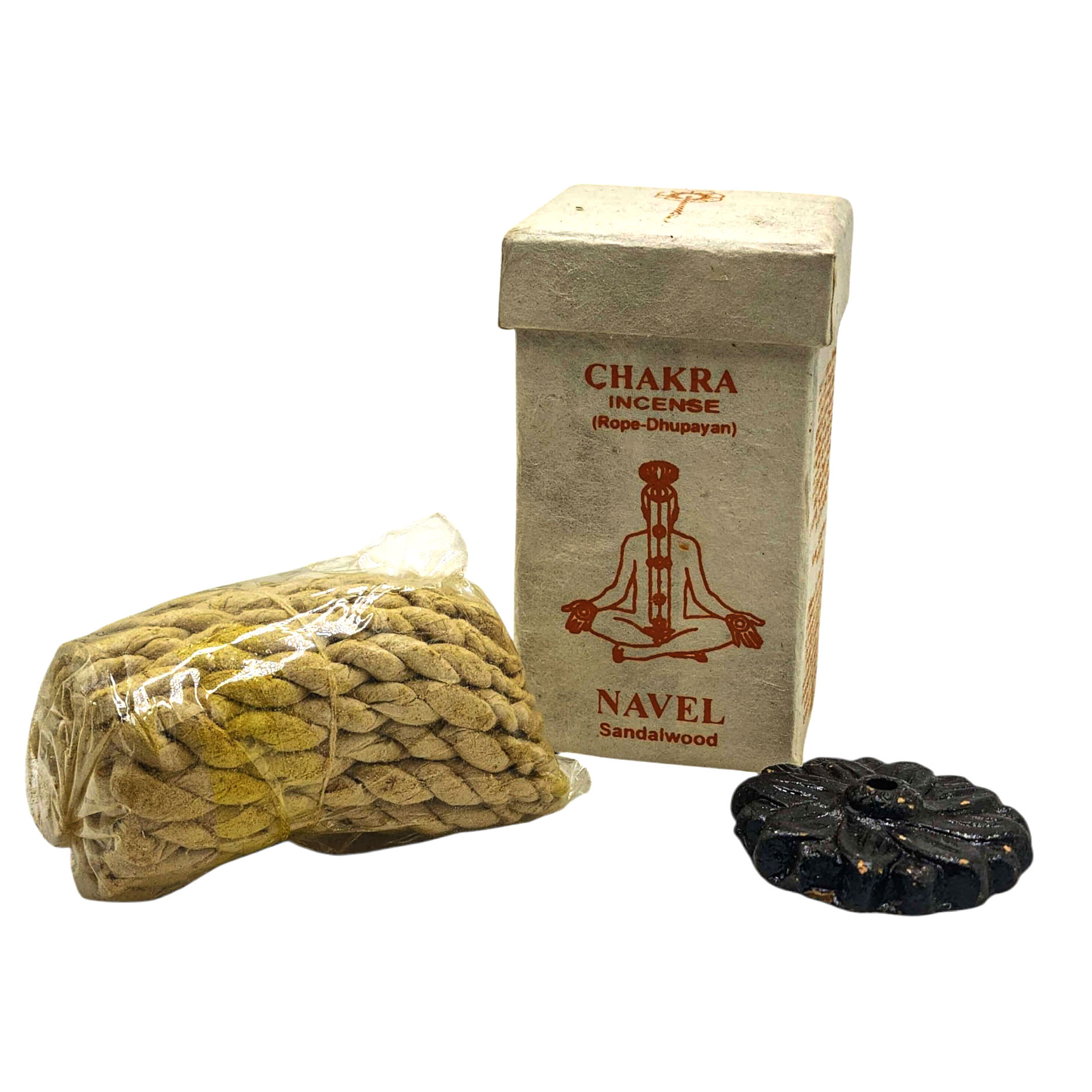 Chakara Navel Sandal Wood Handmade Rope Incense, [high Quality] With [35 Rope] , By Tibetan Organic Incense