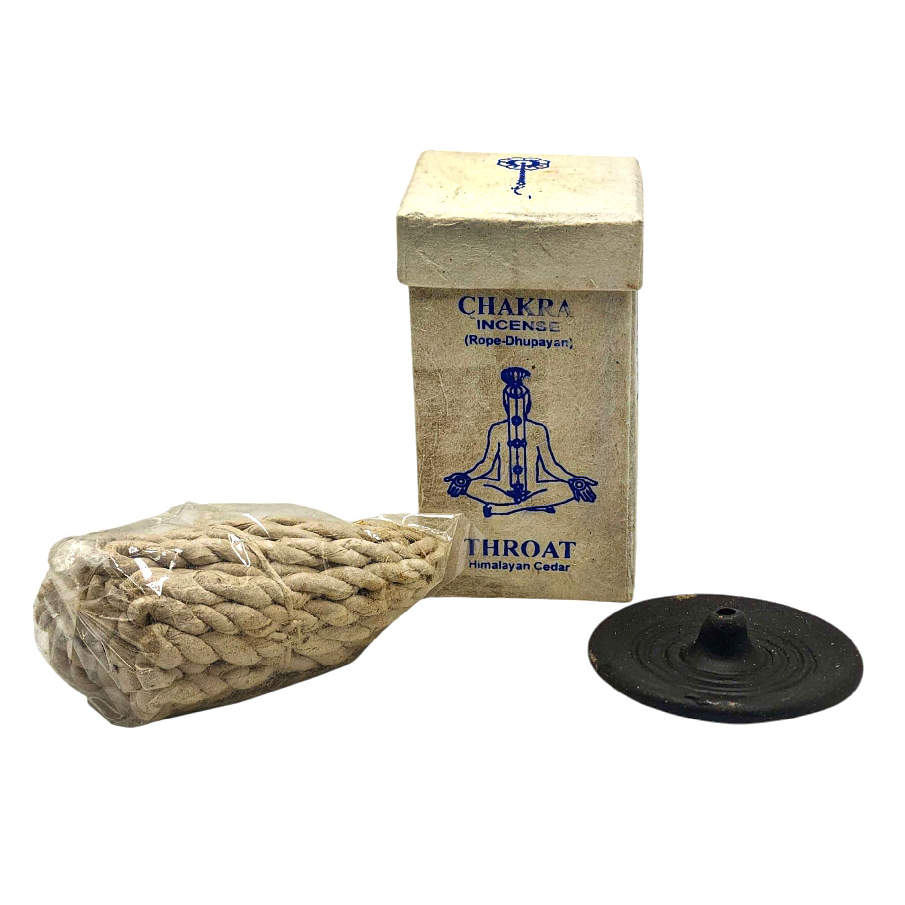Chakara Throat Himalayan Cedar Handmade Rope Incense, [high Quality] With [35 Rope] , By Tibetan Organic Incense