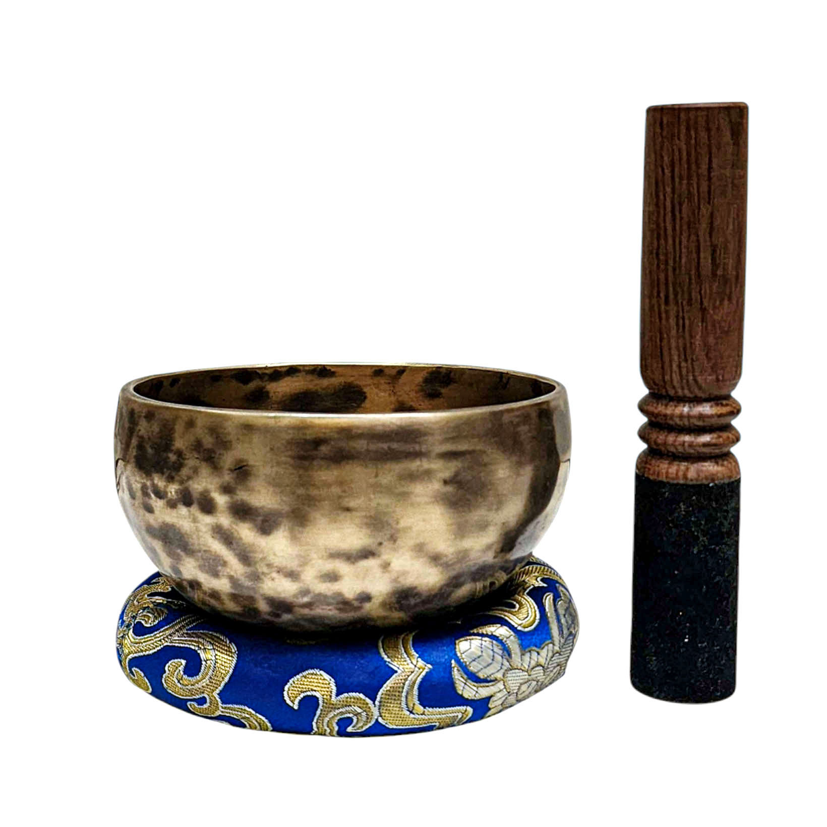 Jambati Singing Bowl, [tiger Antique], Buddhist Hand Beaten, Antique Finishing, [select Accessories], [select Accessories]
