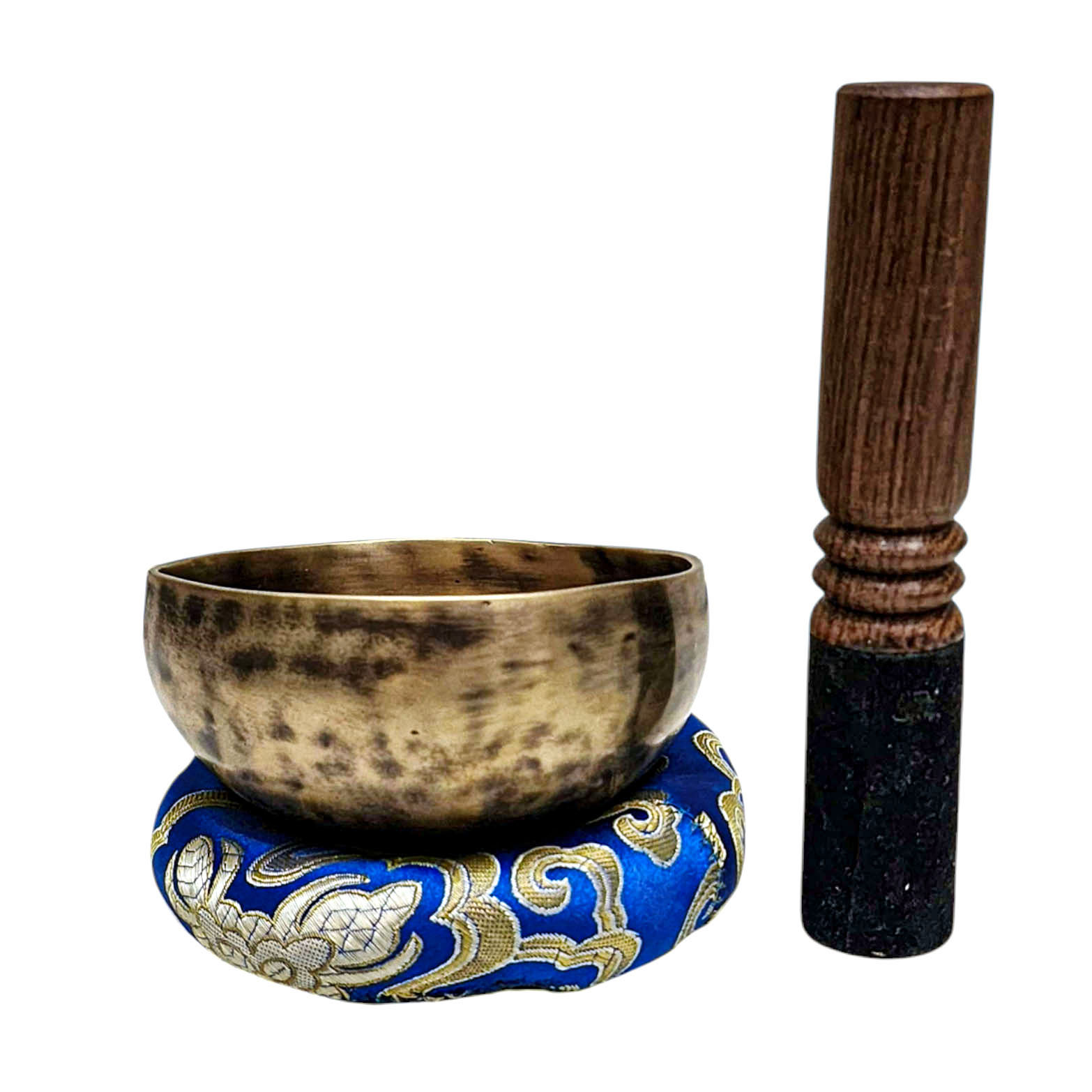 Jambati Singing Bowl, [tiger Antique], Buddhist Hand Beaten, Antique Finishing, [select Accessories], [select Accessories]