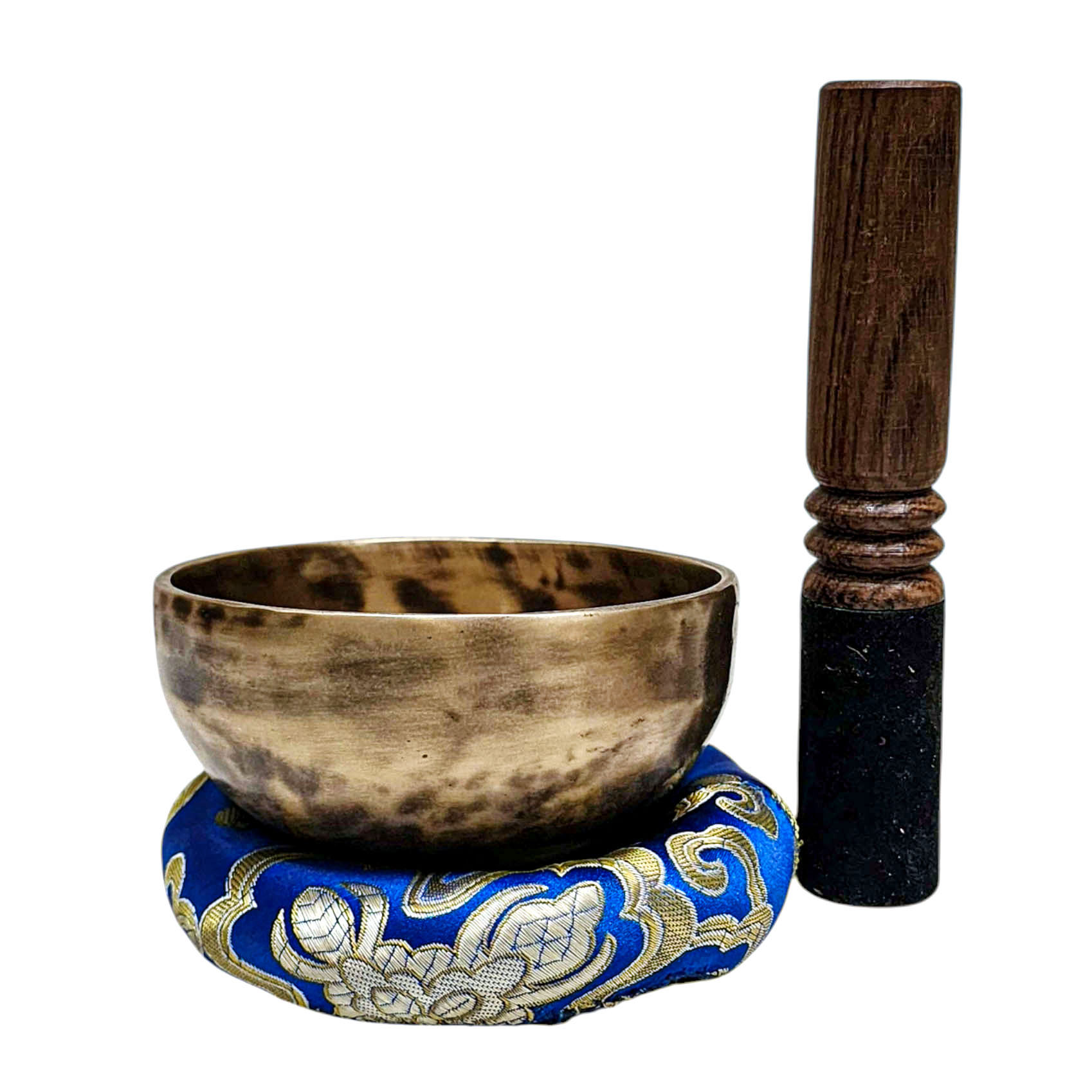 Jambati Singing Bowl, [tiger Antique], Buddhist Hand Beaten, Antique Finishing, [select Accessories], [select Accessories]