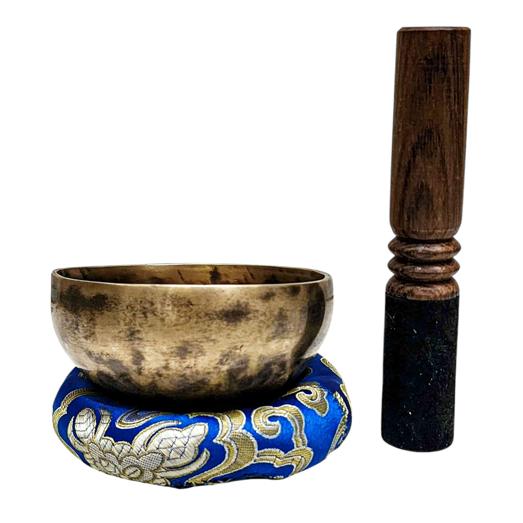 Jambati Singing Bowl, [tiger Antique], Buddhist Hand Beaten, Antique Finishing, [select Accessories], [select Accessories]