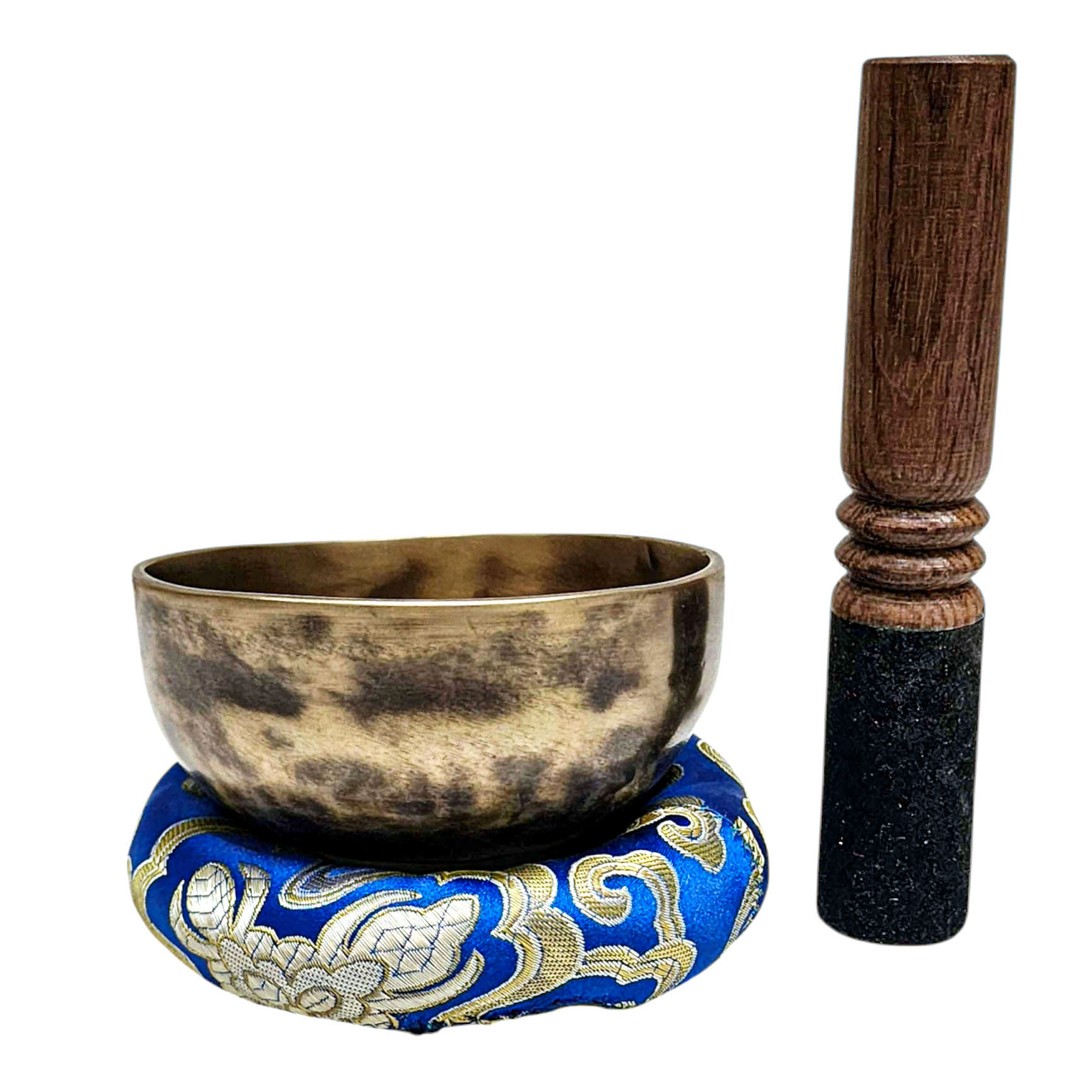 Jambati Singing Bowl, [tiger Antique], Buddhist Hand Beaten, Antique Finishing, [select Accessories], [select Accessories]