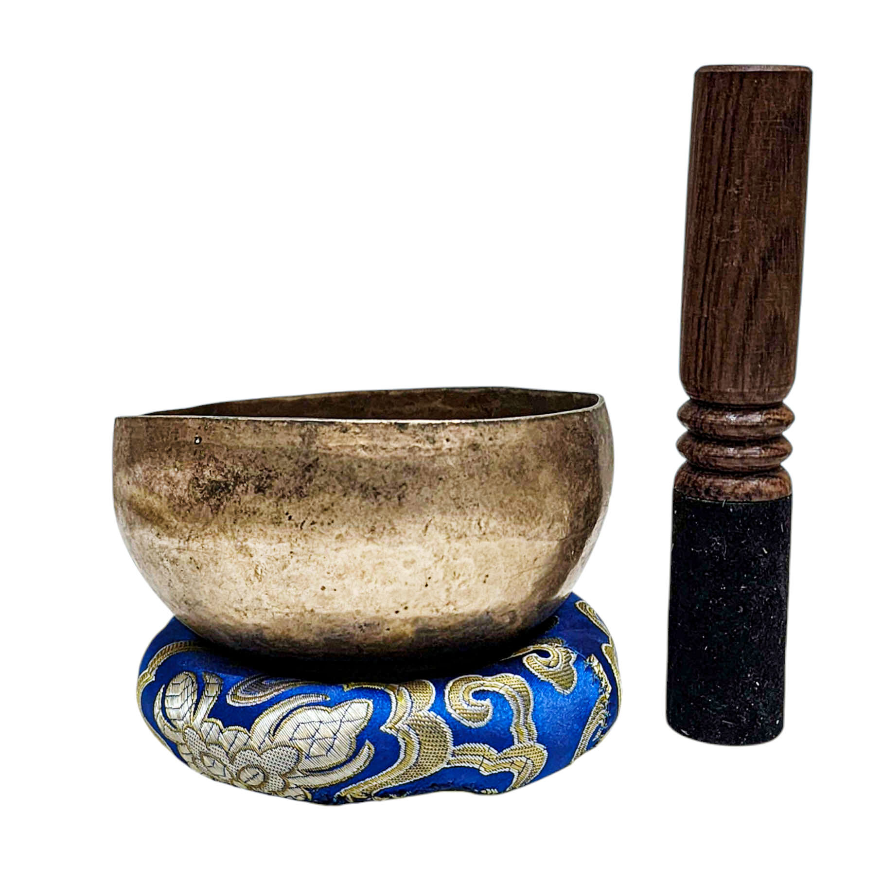 [rare Find], [kopre], Buddhist Hand Beaten Singing Bowl, Antique Finishing, [select Accessories]