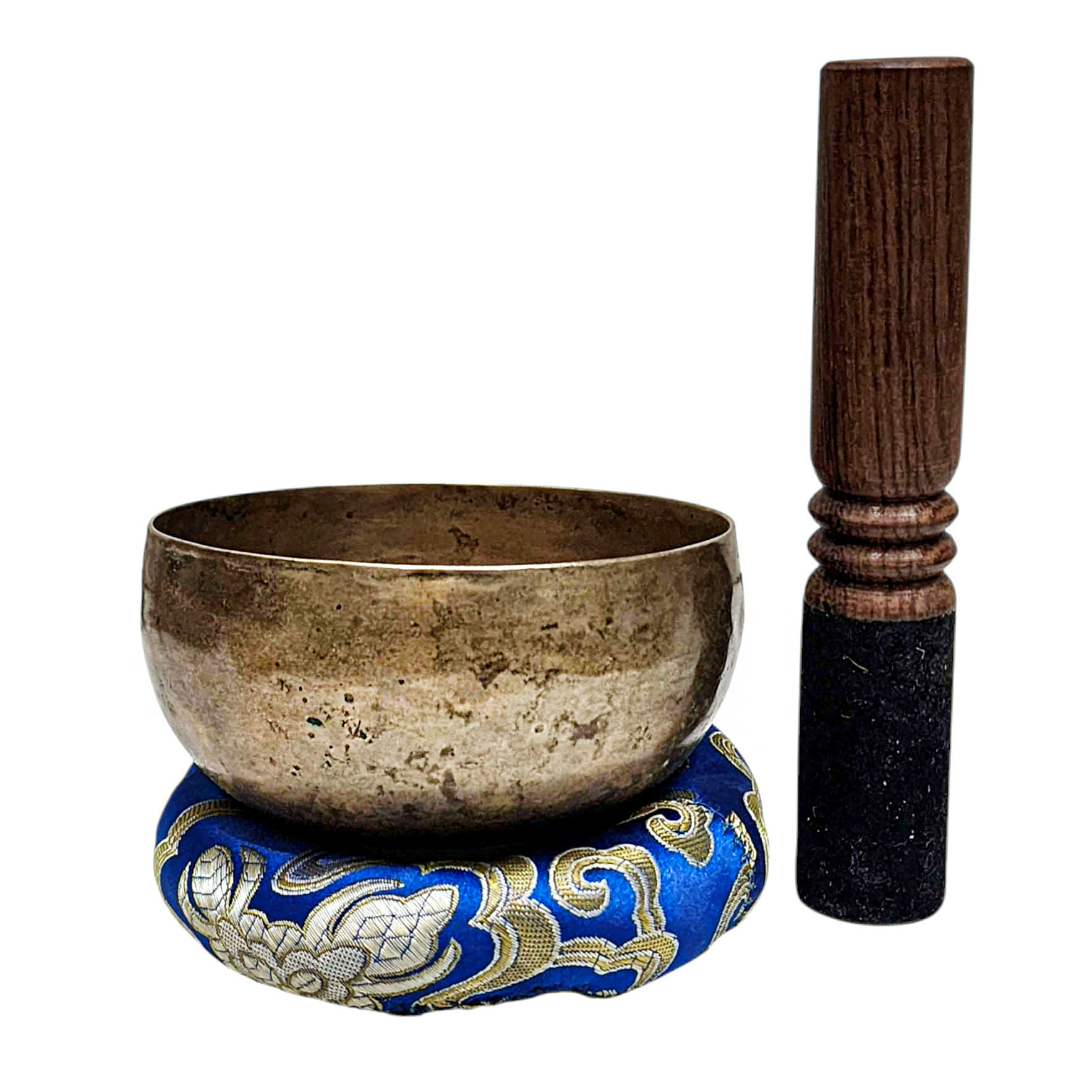 [rare Find], [kopre], Buddhist Hand Beaten Singing Bowl, Antique Finishing, [select Accessories]