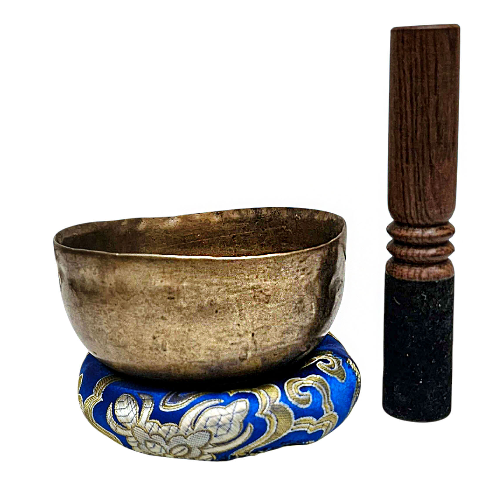 [rare Find], [kopre], Buddhist Hand Beaten Singing Bowl, Antique Finishing, [select Accessories]