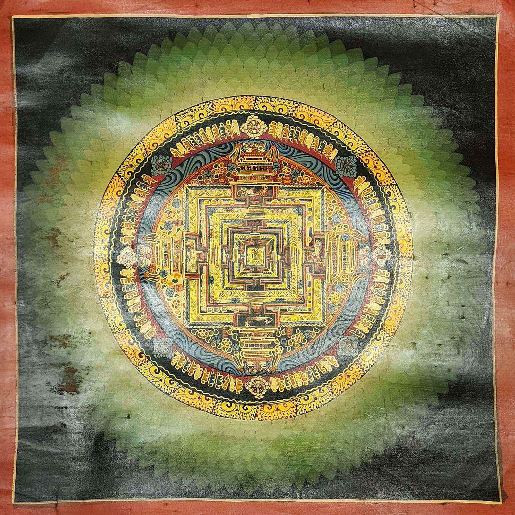 [kalachakra Mandala], Buddhist Traditional Painting, [hand Painted]