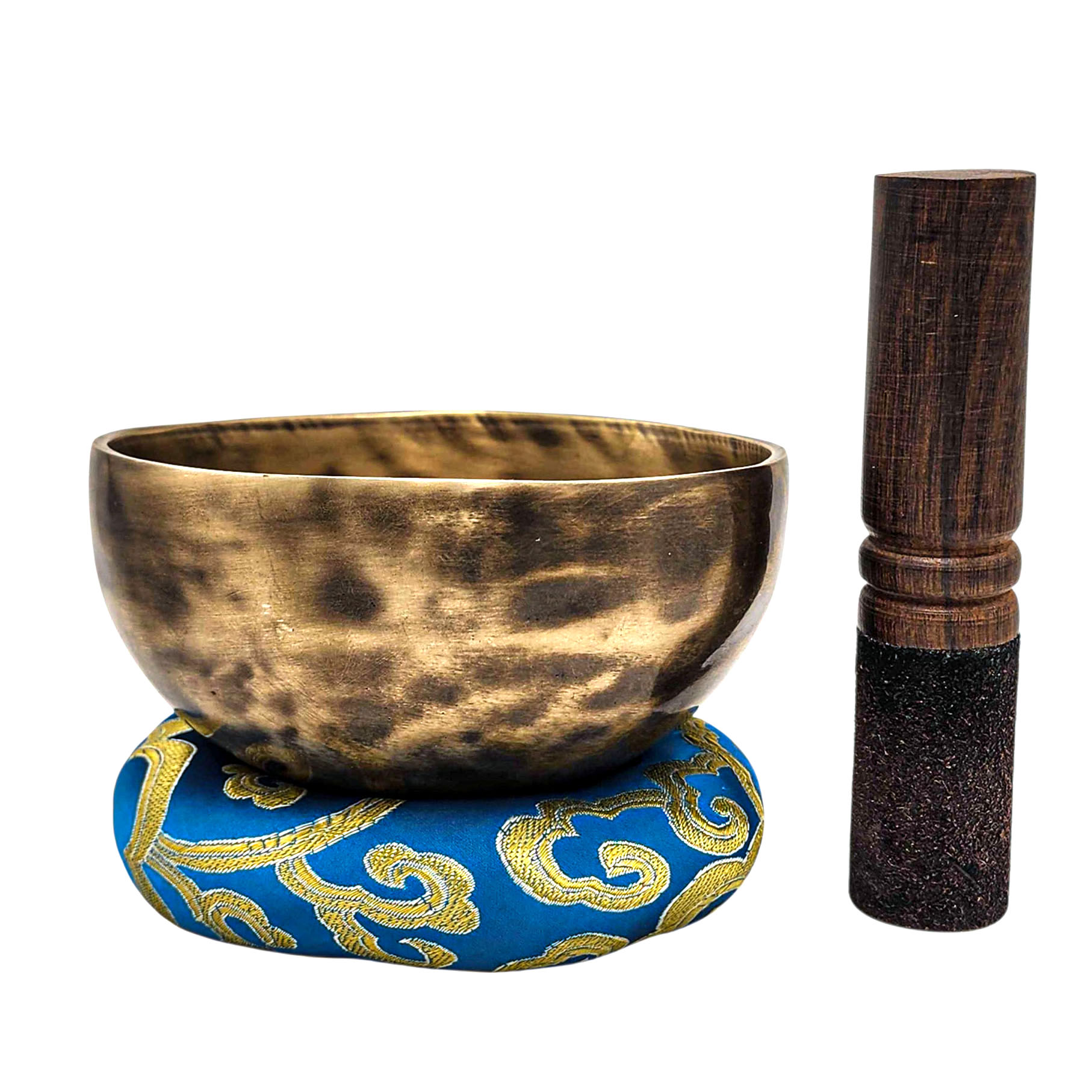 Jambati Singing Bowl, [tiger Antique], Buddhist Hand Beaten, Antique Finishing, [select Accessories], [select Accessories]