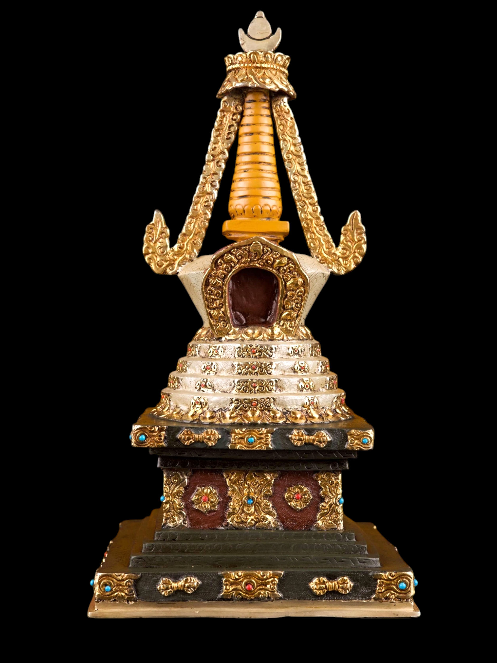 [stupa], Buddhist Statue, [thangka Color Finishing], [stone Setting]