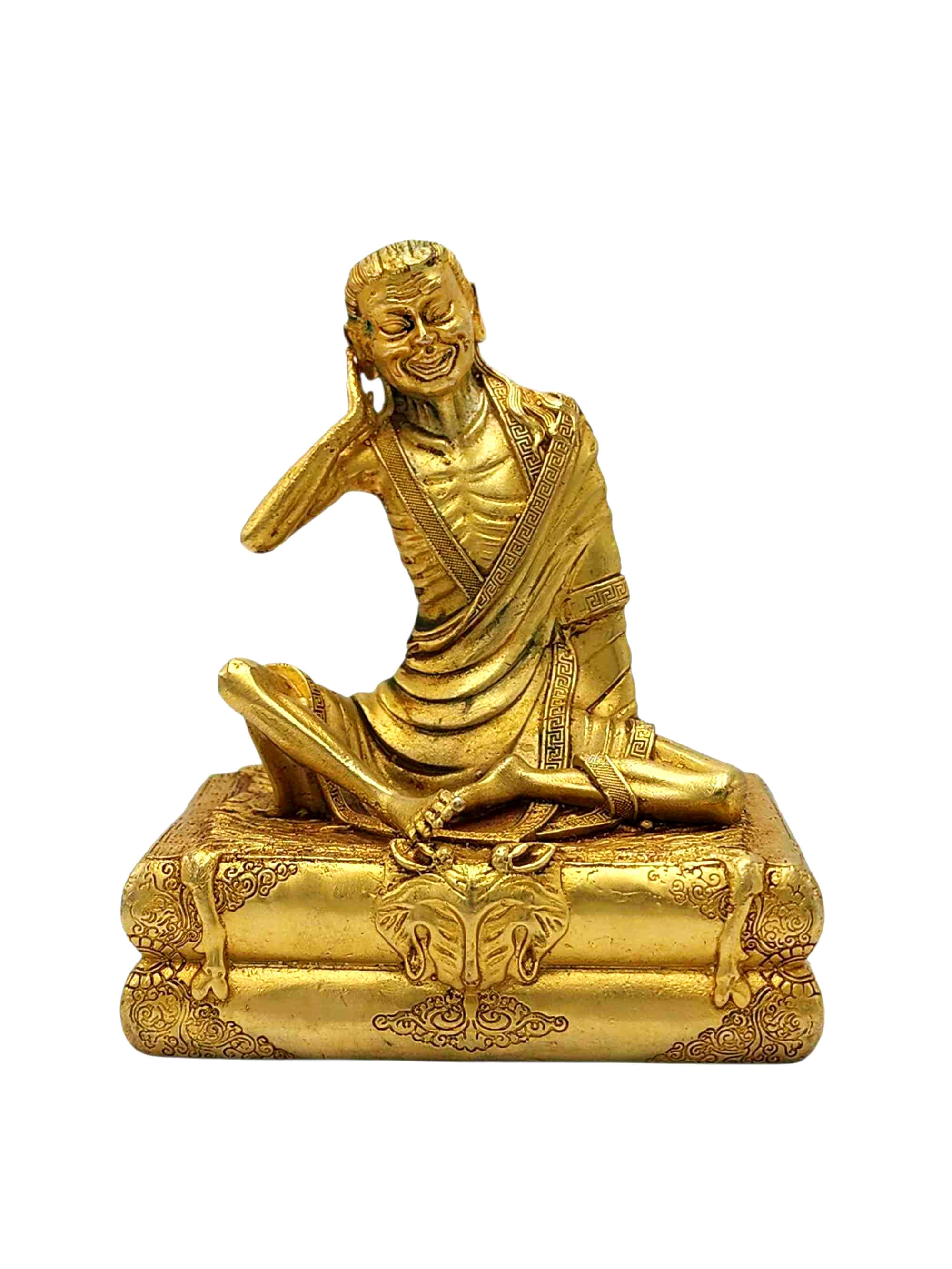 [milarepa], Buddhist Miniature Statue, [full Gold Plated]