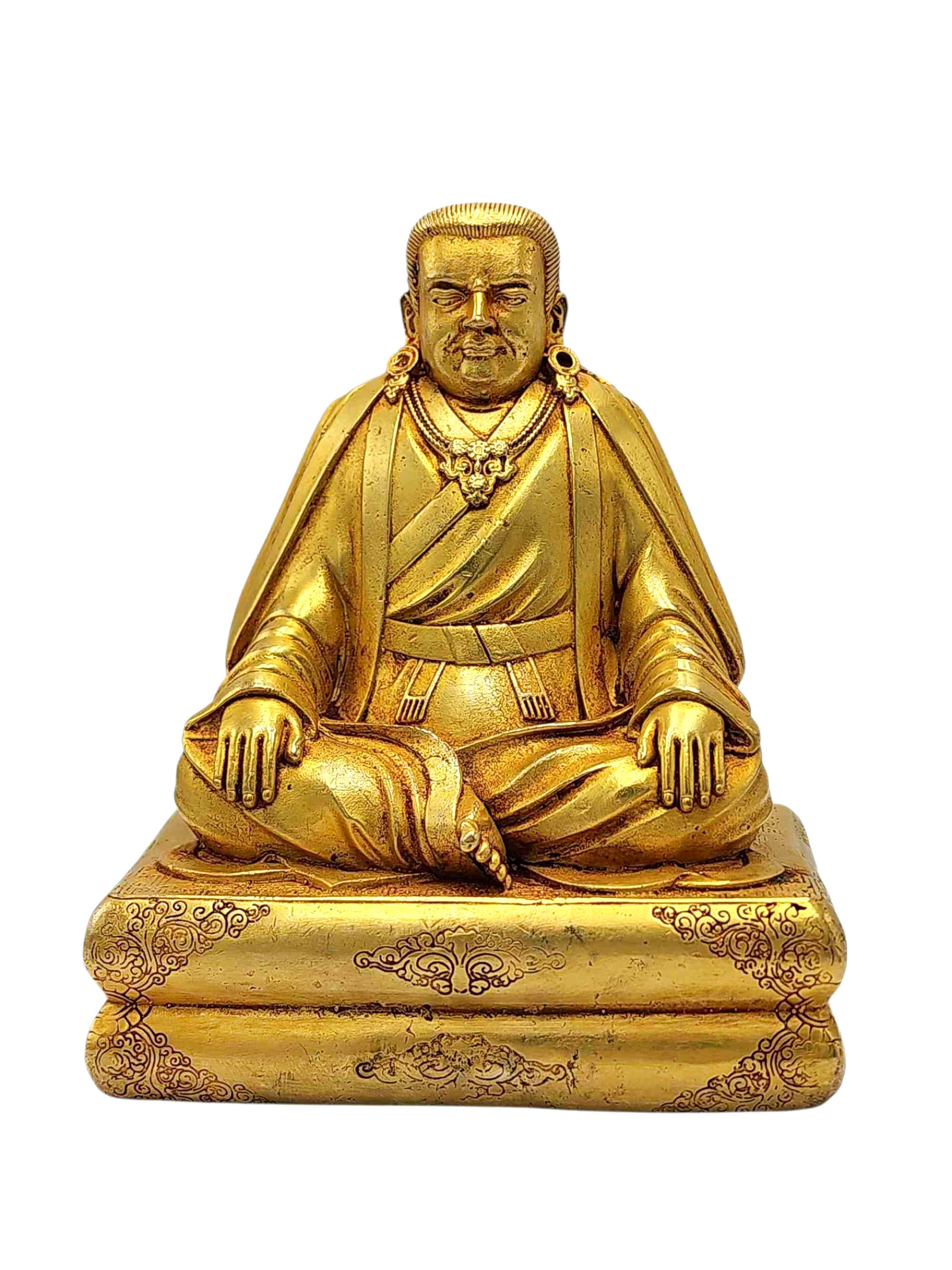 [marpa Lotsawa], Buddhist Miniature Statue, [full Gold Plated]