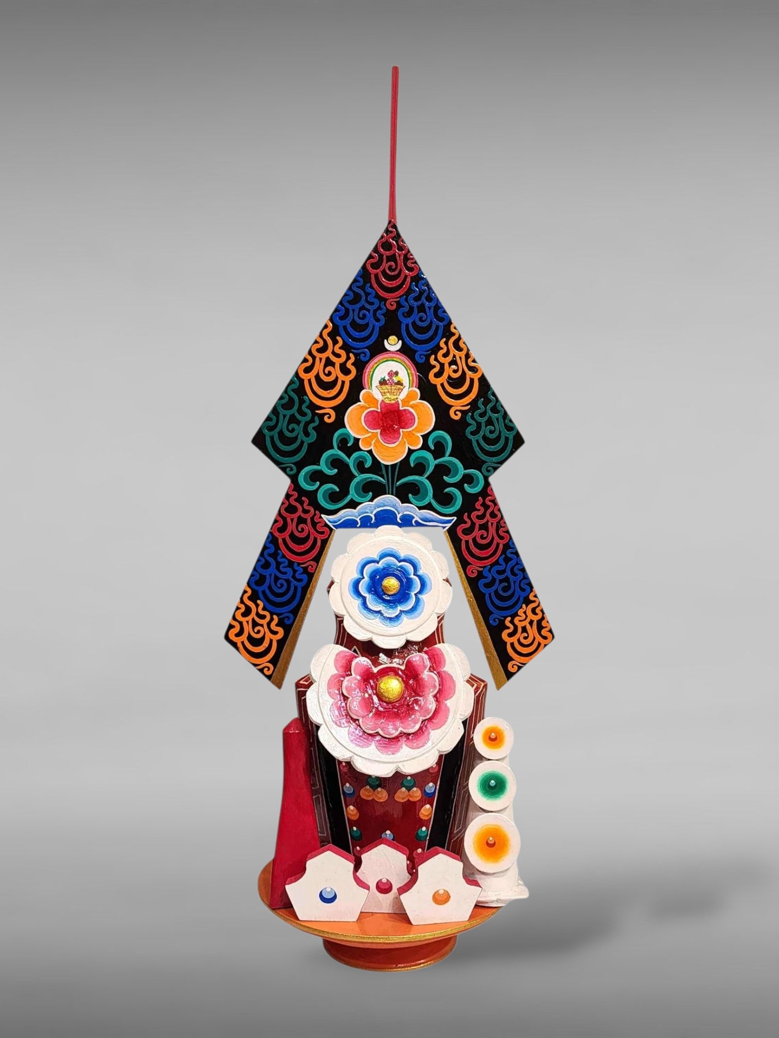 [hq], Handmade Tibetan [torma Offering], Hand Painted Buddhist Ritual Item, [custom Order]