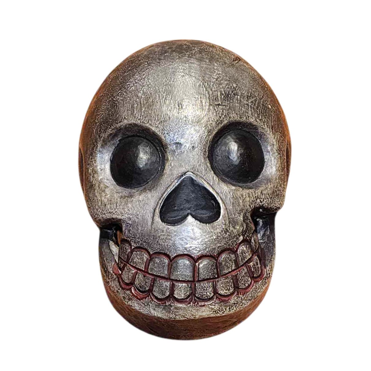 Handmade Wooden Mask, [citipati Mask], Tibetan Style With [traditional Color], [poplar Wood]