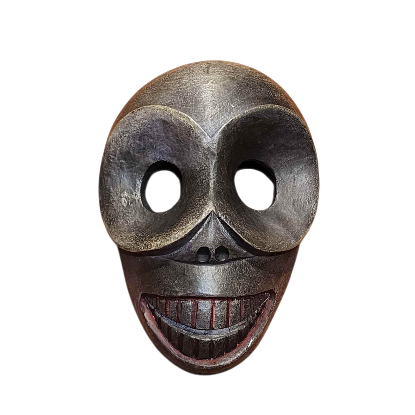 Handmade Wooden Mask, [citipati Mask], Tibetan Style With [traditional Color], [poplar Wood]