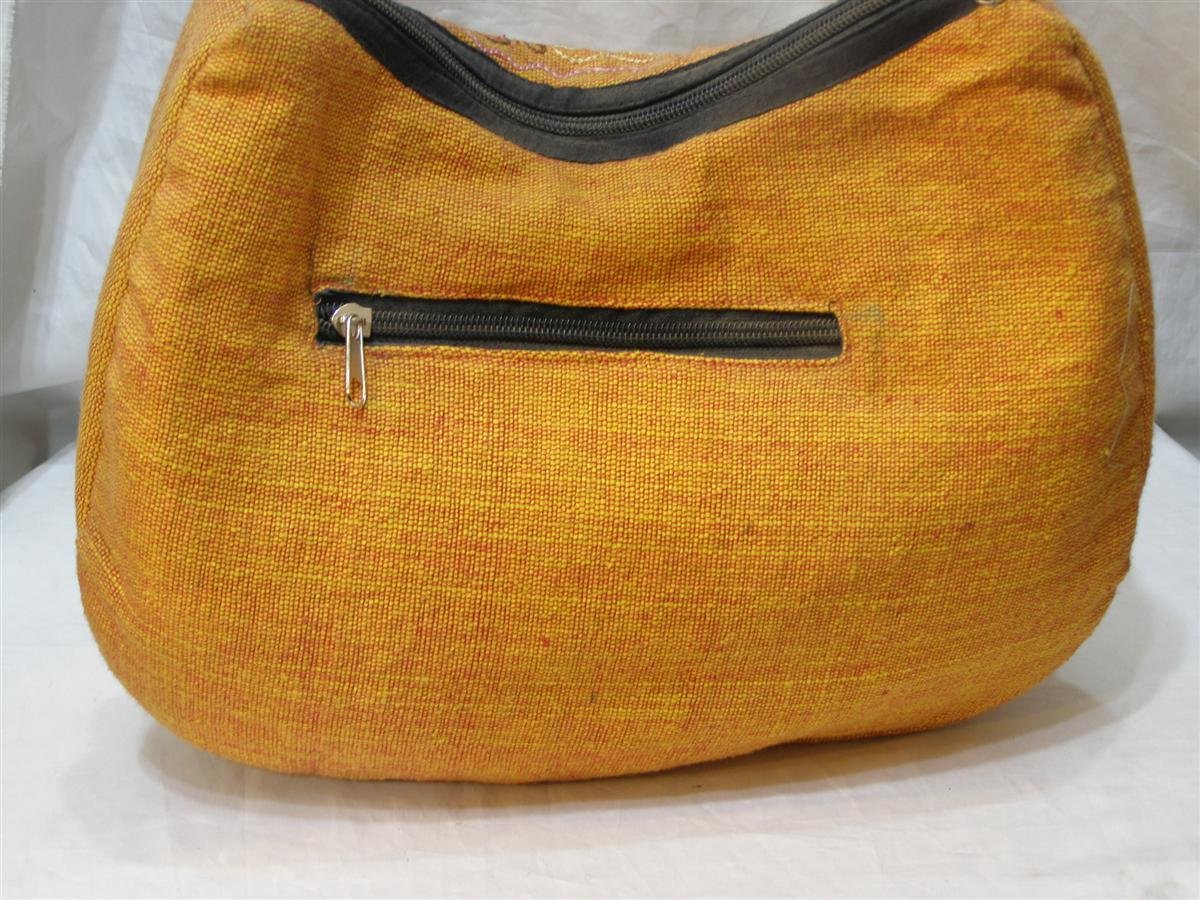Black - Handcrafted Cotton Small Hand Bag 22