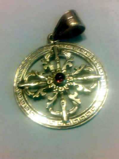 Silver pendant-10417