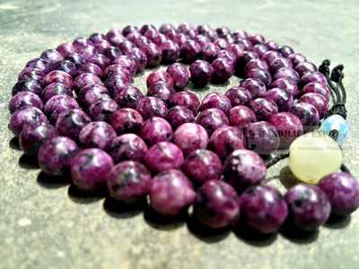 8mm 108 Real Agate Stone Prayer Bead Mala