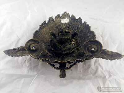 Nepali Handmade Cheppu Metal Mask