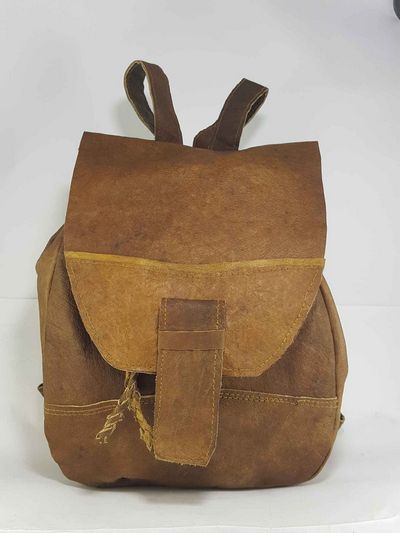 Leather Backpack Bag-15436