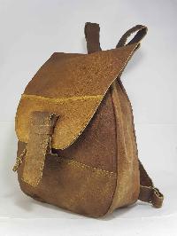 thumb1-Leather Backpack Bag-15436