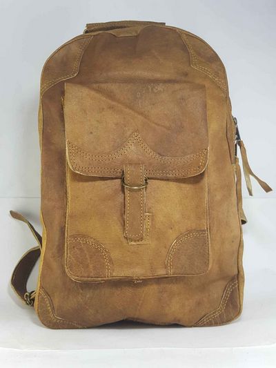 Leather Backpack Bag-15437