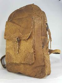 thumb1-Leather Backpack Bag-15437