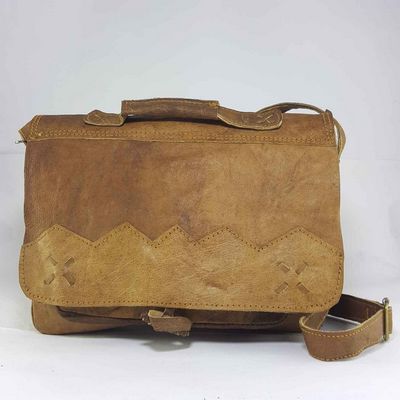 Leather Shoulder Bag-15441