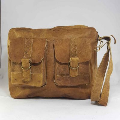 Leather Shoulder Bag-15444