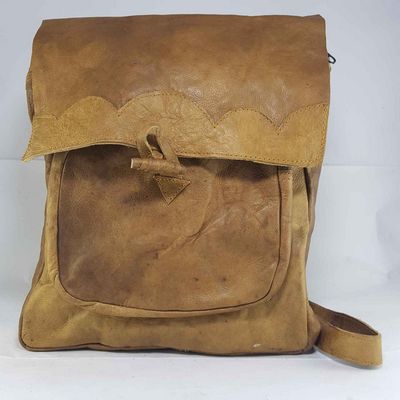 Leather Backpack Bag-15449