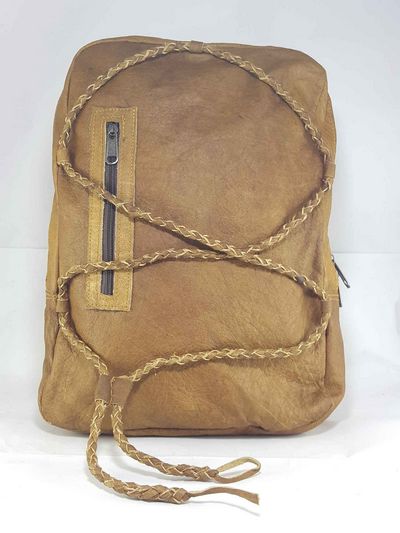 Leather Backpack Bag-15455