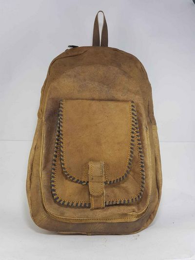 Leather Backpack Bag-15456