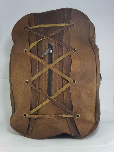 Leather Backpack Bag-15460