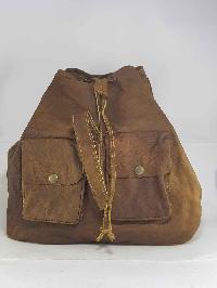thumb1-Leather Backpack Bag-15463