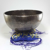 Handmade Beaten Therapy Bowl With Etching And Carving, [select Accessories]