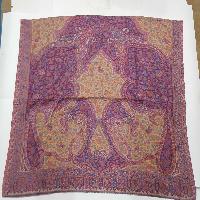 Woolen Shawl, Exquisite Handmade Four-ply Woolen Shawl: Intricate Embroidery And Unparalleled Quality