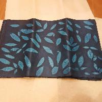 Nepali Lokta Wrapping Paper, [veggie Dye], Dark Blue