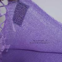Pashmina Shawl, Nepali Handmade Shawl, In Four Ply Wool, Color Dye [light Purple Color]
