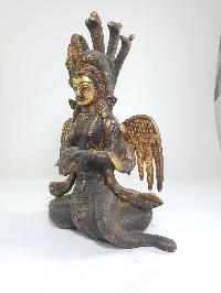 Statue Of Naga Kanya, [antique Finishing]