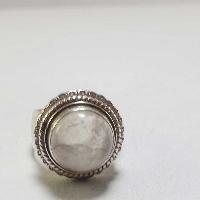 Moonstone Silver Ring