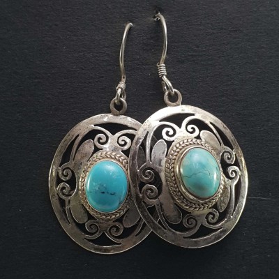 Silver Earring-19296