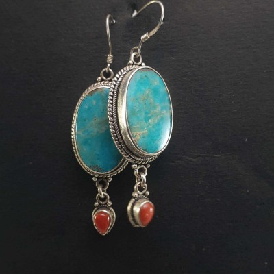 Silver Earring-19306