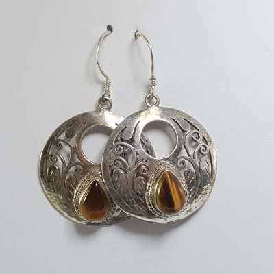 Silver Earring-19434