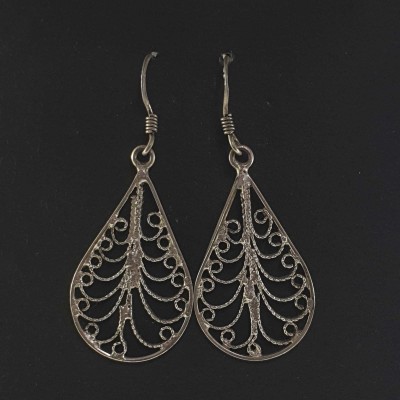 Silver Earring-19470
