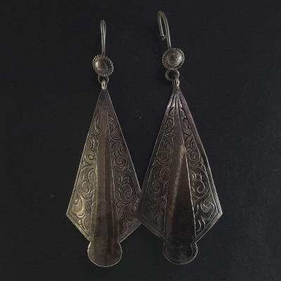 Silver Earring-19478