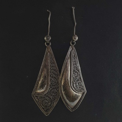 Silver Earring-19483